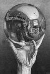 Esher - Hand holding reflecting globe
